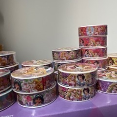 ディズニープリンセス マスキングテープまとめ売りの画像
