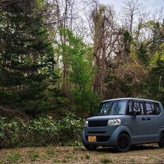 ❰早い者勝ち！格安❱ホンダ N-BOX 4WD イーグルブルーグレー全塗装済！の画像