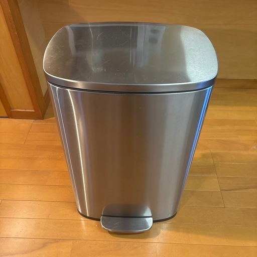 45L 50L 袋対応 ゴミ箱 大容量 ダストボックス [ゆっくり閉まって静音] ふた付き ペダル式 [ お手入れ簡単 洗える ] インナーボックス付 [臭い漏れを防ぐ 2層構造 ]