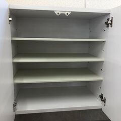 【ジャングルジャングルサカイ石津店】隈木工所 シューズボックス モンペリエ ホワイト クリーニング済み 幅90cm 玄関収納 堺市 石津の画像