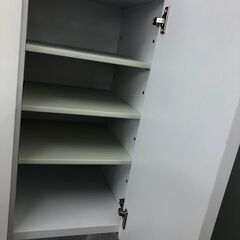 【ジャングルジャングルサカイ石津店】隈木工所 シューズボックス モンペリエ ホワイト クリーニング済み 幅90cm 玄関収納 堺市 石津の画像