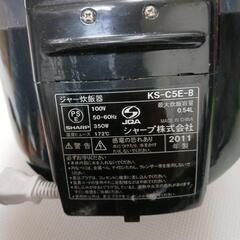 SHARP　炊飯器3合炊きの画像