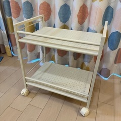 美品　
キッチンワゴン　ラック カート キャスター の画像