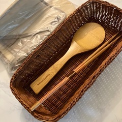 新品未使用キッチンツールセット　ミトン　鍋敷き　木べら　菜箸　の画像