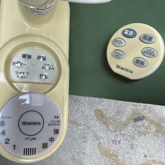 ★動作〇★ 壁掛け 扇風機 MORITA MF-WR300 リモコン付 2012年製の画像