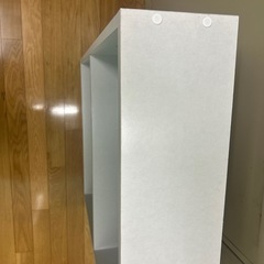 カラーボックス　ホワイトの画像