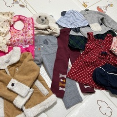 夏物冬物子供服の画像