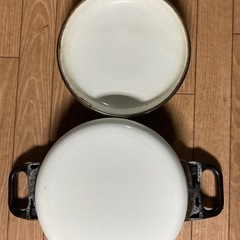 〈8/20・24限定〉昭和レトロなホーロー鍋ジャンクの画像