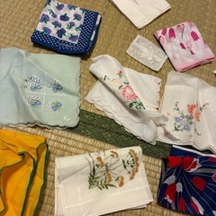 着物　はぎれ　ハンカチ　裁縫　手芸の画像