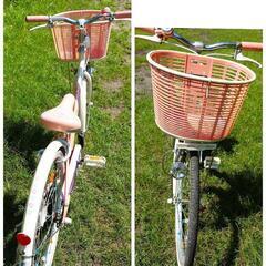 ブリヂストン ジュニア向け 自転車  エコパル 22インチ ピンク 訳あり品 子供用自転車の画像