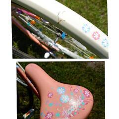 ブリヂストン ジュニア向け 自転車  エコパル 22インチ ピンク 訳あり品 子供用自転車の画像