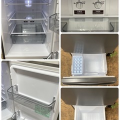 R723 ☀️ ジモティー限定価格！ MITSUBISHI 冷蔵庫（146L / 右開き）22年製 MR-P15G ⭐動作確認済⭐クリーニング済の画像