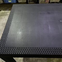 ★状態〇★ 家具 ピクシス ガーデンテーブル 幅150cm ラタン調 長方形 アウトドア テーブル 屋外 ベランダ テラス ガーデンファニチャーの画像