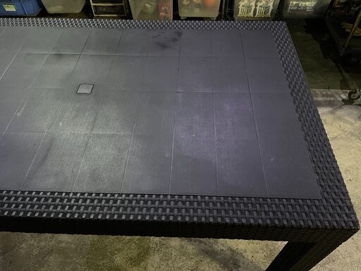 ★状態〇★ 家具 ピクシス ガーデンテーブル 幅150cm ラタン調 長方形 アウトドア テーブル 屋外 ベランダ テラス ガーデンフ
