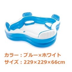 新品　大きなプール　プールの画像