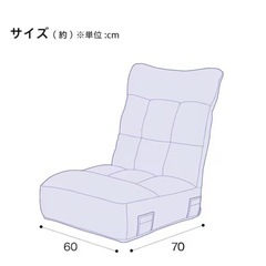 つながるハイバックポケットコイル座椅子2SETの画像