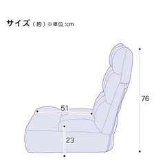 つながるハイバックポケットコイル座椅子2SETの画像