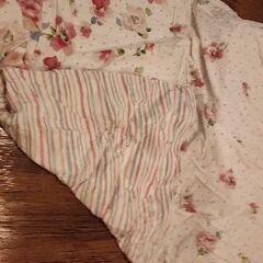 ¥500ニトリ かげ布団カバー シングル ピローケースの画像