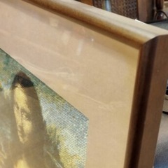 レトロ モナリザ クロスステッチ 額入りアート インテリア 絵画の画像