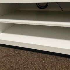 決まりました！テレビ台　白　ホワイト　テレビボードの画像