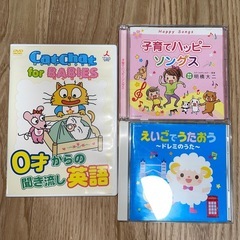 DVD トミカ　プラレール　CD　英語の画像