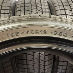 【走行短め】DUNLOP WINTER MAXX WM03 195/50R19 19インチ スタッドレス 4本 23年製 60プリウス等　(STI006) の画像