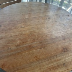 出品】ASPLUND購入｜高級ラウンドダイニングテーブル（直径約100cm／約20万円相当）の画像