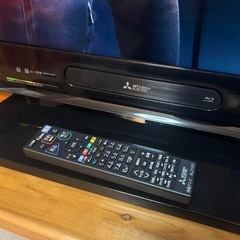 三菱 HDD+DVD内蔵TV 2019年製の画像