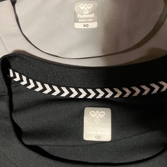ハンドボール ヒュンメル 審判着 黒とグレーの画像