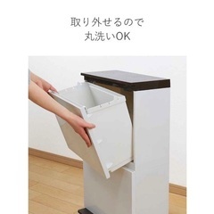 分別できるゴミ箱の画像