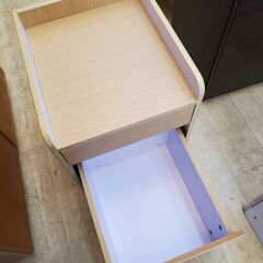 美品 ニトリ 2段ワゴン ザッキー40 キャスター付き ナチュラル◆40㎝×奥行45㎝×高さ57.5㎝◆買取帝国 朝霞店 配達可能の画像