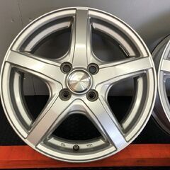 DUNLOP VIOLENTO 社外ホイール 15インチ 4本 4.5J4HPCD100+45 ハスラー スペーシア等　(SHE004)の画像