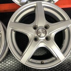 DUNLOP VIOLENTO 社外ホイール 15インチ 4本 4.5J4HPCD100+45 ハスラー スペーシア等　(SHE004)の画像