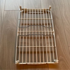 戸棚整理に◎収納ラック(折りたたみ可能)の画像