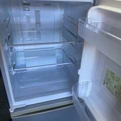 北九州市内配送無料　保証付き SJ-D14C-S 冷蔵庫 シルバー系 [137L /2ドア /右開き/左開き付け替えタイプ]の画像