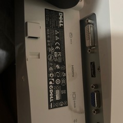 DELL パソコンモニター（24インチ） &スピーカー（おまけ）の画像