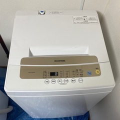 北九州市内配送無料　保証付き 2020年製アイリスオーヤマ IRIS OHYAMA 全自動洗濯機 5kg  IAW-T502Eの画像