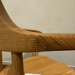 飛騨産業　クレセント　ダイニングチェア　アームチェアの画像