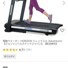 ジョンソンJOHNSON HORIZON Adventure 1 トレッドミルの画像