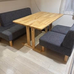 LOWYA ダイニングセット　4人掛けの画像