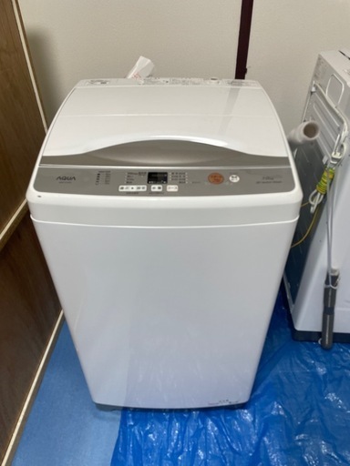 北九州市内配送無料　保証付き アクア　全自動洗濯機　2021年製74kgAQW-H74