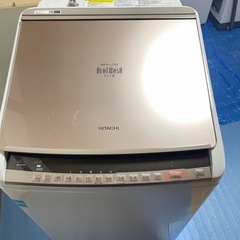 北九州市内配送無料　保証付き BW-DV90C 縦型洗濯乾燥機 ビートウォッシュ シャンパン [洗濯9.0kg /乾燥5.0kg /ヒーター乾燥(水冷・除湿タイプ) /上開き]の画像