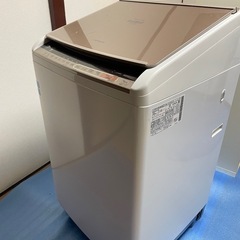 北九州市内配送無料　保証付き BW-DV90C 縦型洗濯乾燥機 ビートウォッシュ シャンパン [洗濯9.0kg /乾燥5.0kg /ヒーター乾燥(水冷・除湿タイプ) /上開き]の画像