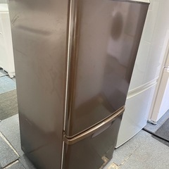 北九州市内配送無料　保証付き パナソニック Panasonic 冷蔵庫 （138L 右開き） ブラウン NR-B145W-Tの画像