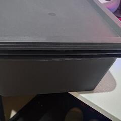 入れ物、ケース、グレーの画像