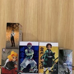 鬼滅の刃フィギュア5個セットの画像