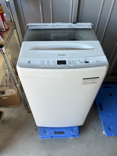 ハイアール 4.5kg洗濯機　JW-U45EA 2023年製