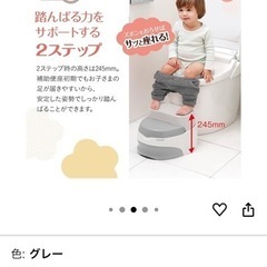 洋式おまる　踏み台の画像