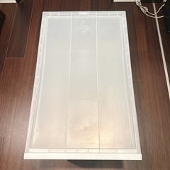 衣装用プラスチックケース 2個セットの画像