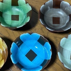 高脚付きデザート皿　コンポート　小鉢　５個セットの画像